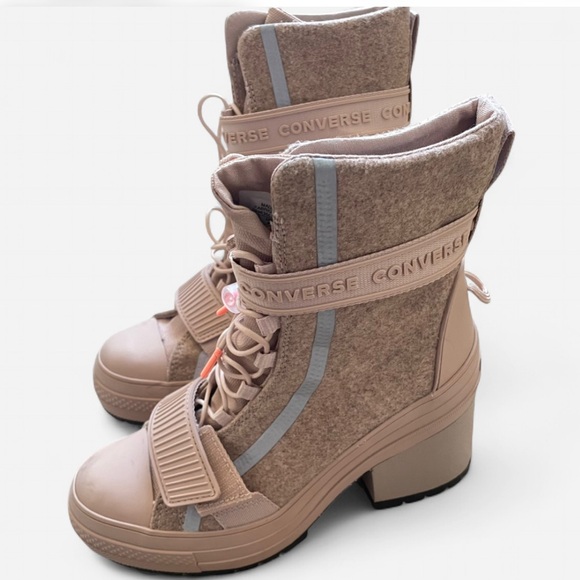 Converse GR82 Mauve Coral Heeled Boots in Women’s US 7 - Picture 4 of 11